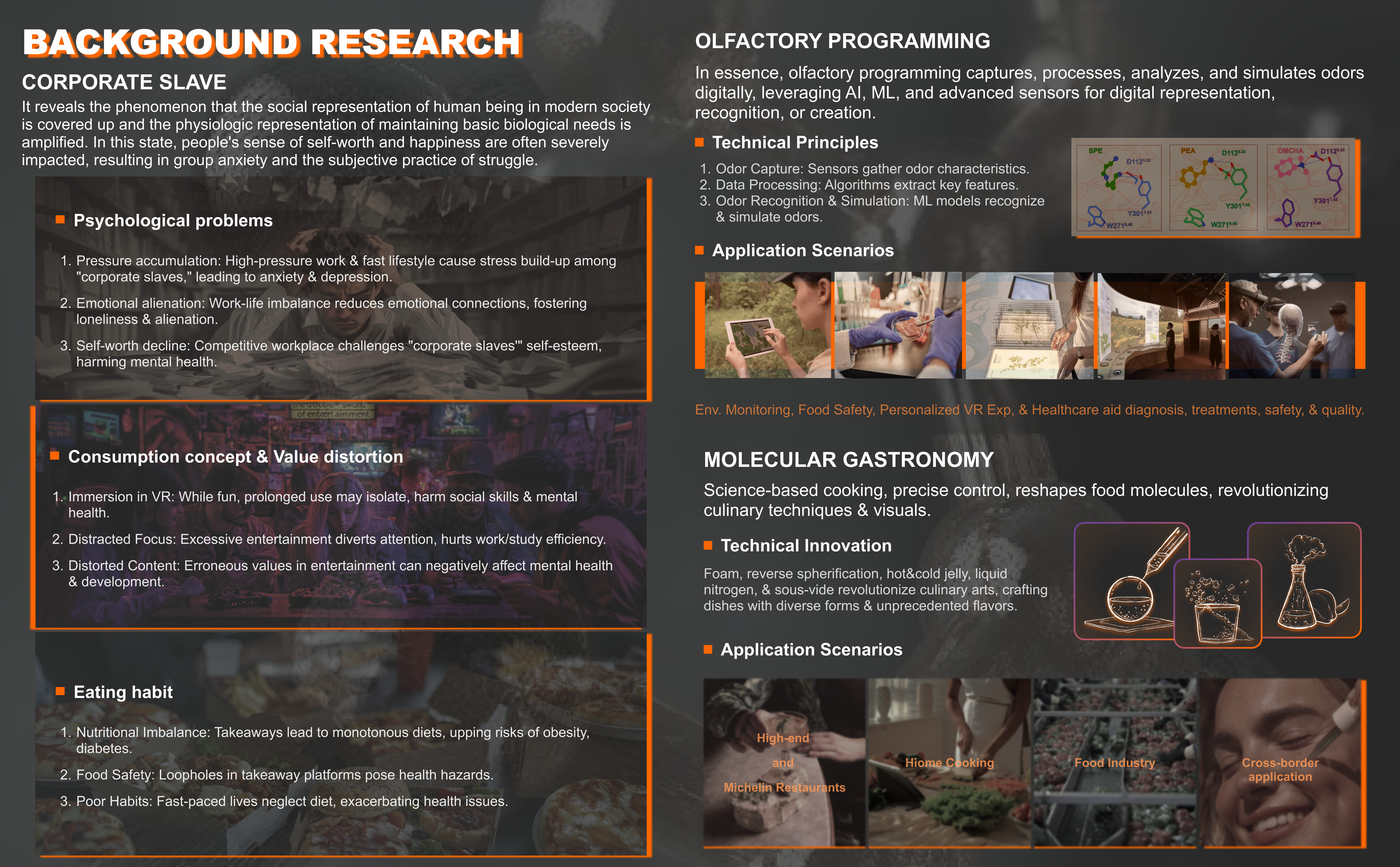 Taste Portal background research and sensory principles.